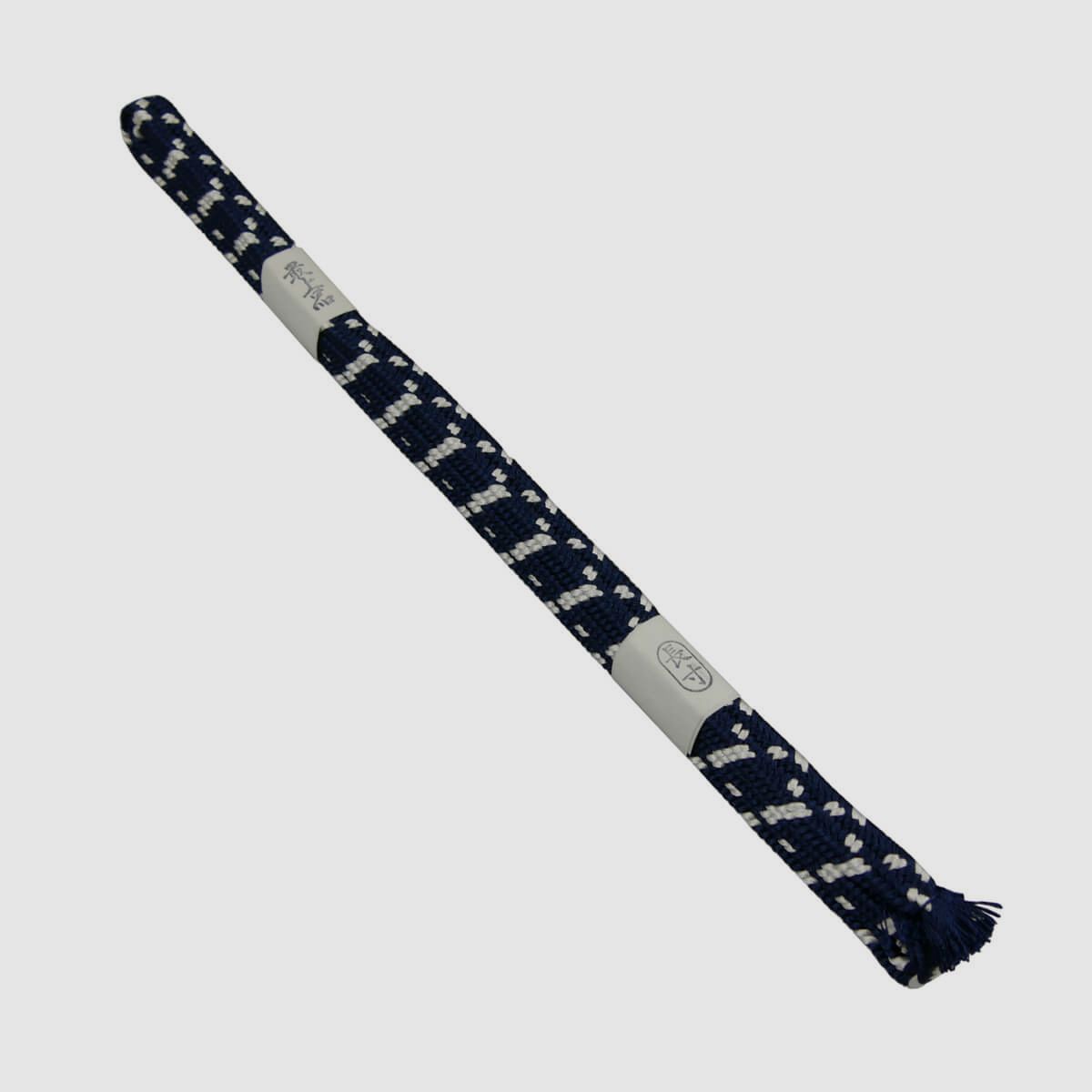 Sageo Shigeuchi Blu Bianco per Katana Fabbricato in Giappone