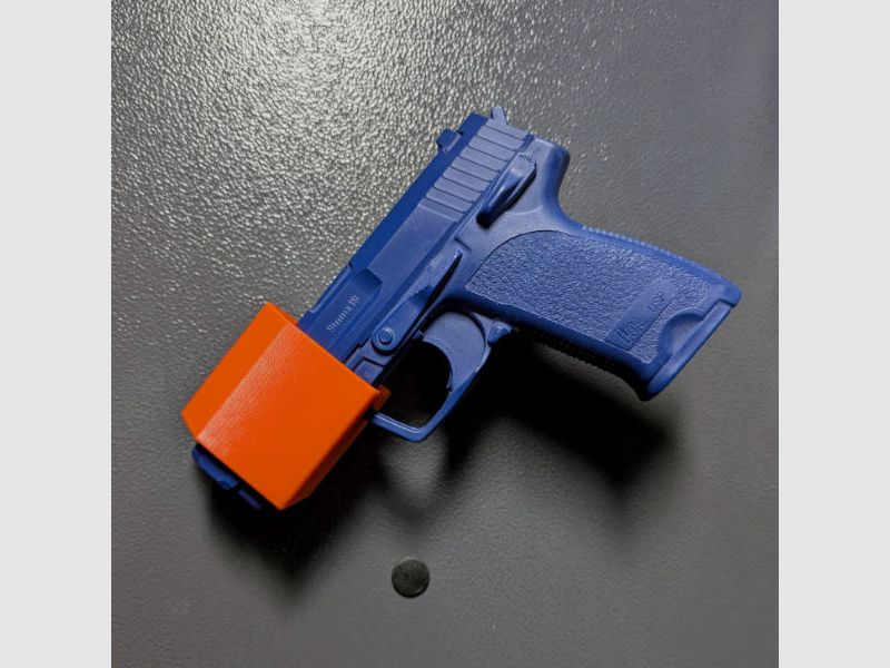 Magnetisches Blockholster für HK P8/USP für Waffenschrank - Zubehör für den Waffenschrank