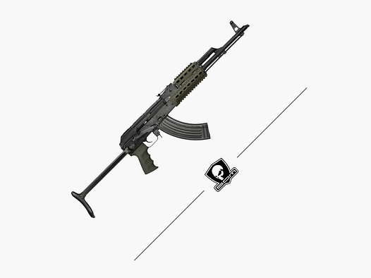 S.D.M. AKS-47 TACTICAL LIMITED SERIES OD-GREEN 7.62X39MM