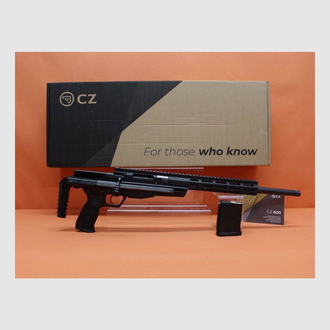 CZUB Rep.Büchse .223Rem CZUB CZ 600 Trail, 412mm freischwingender Lauf (M15x1)/ Schubschaft