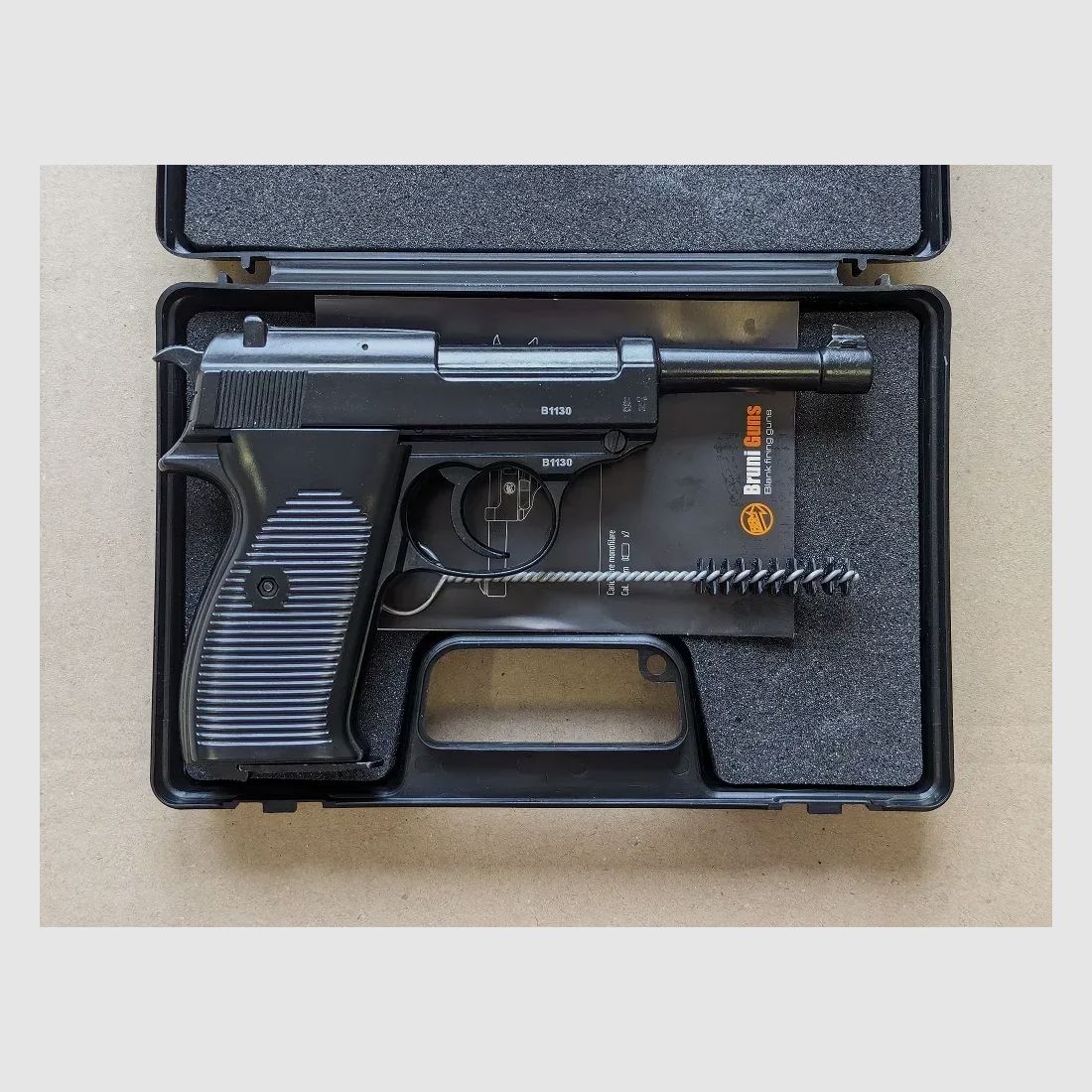 BRUNI ME 38P 8mm P.A.K. pistolet alarmowy - Walther P38 replika