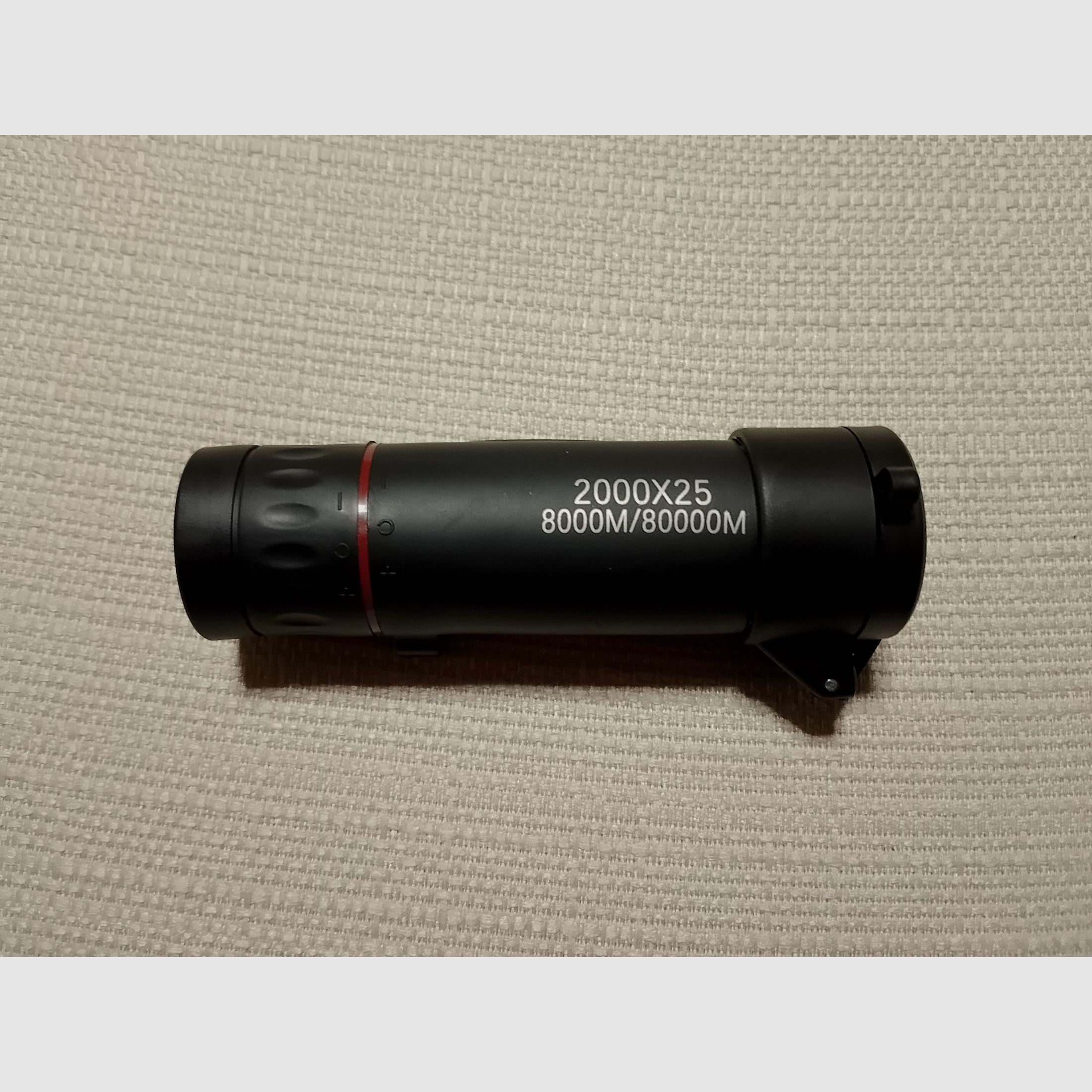 Monocular telescope 2000x25 monocle new with yellow sun protection cap