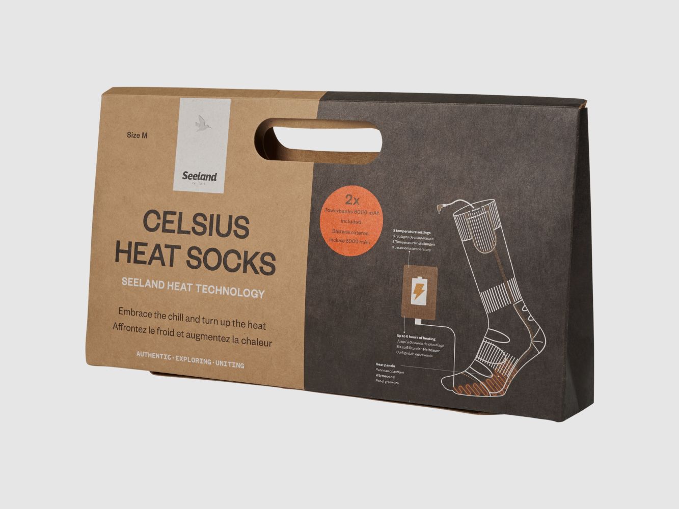Chaussettes chauffantes SEELAND Celsius, image 7 sur 10