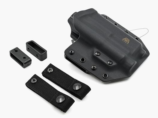 Holster ATA Gear Ranger, RH, Kydex "Nero" per Glock 17 con Olight PL-2 Valkyrie