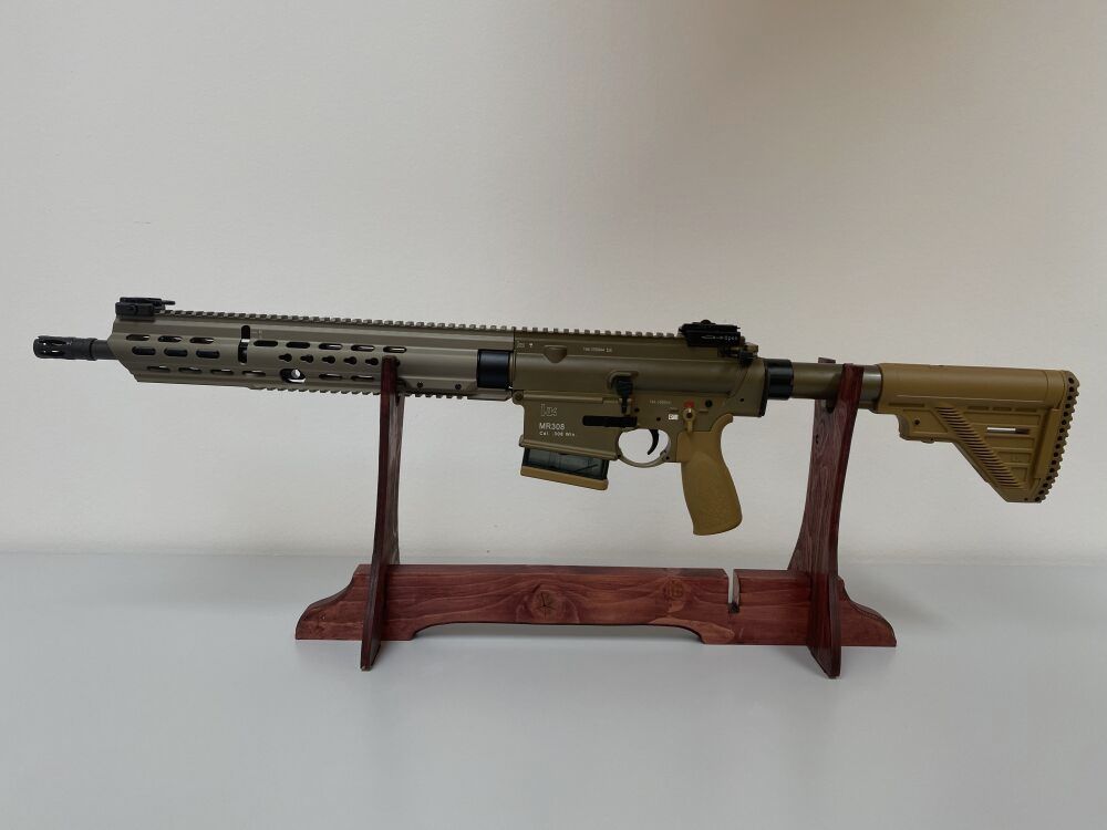 Heckler & Koch SLB H&K MR308 A3 - .308 Win. - 16,5" - sandfarben - langer Handschutz