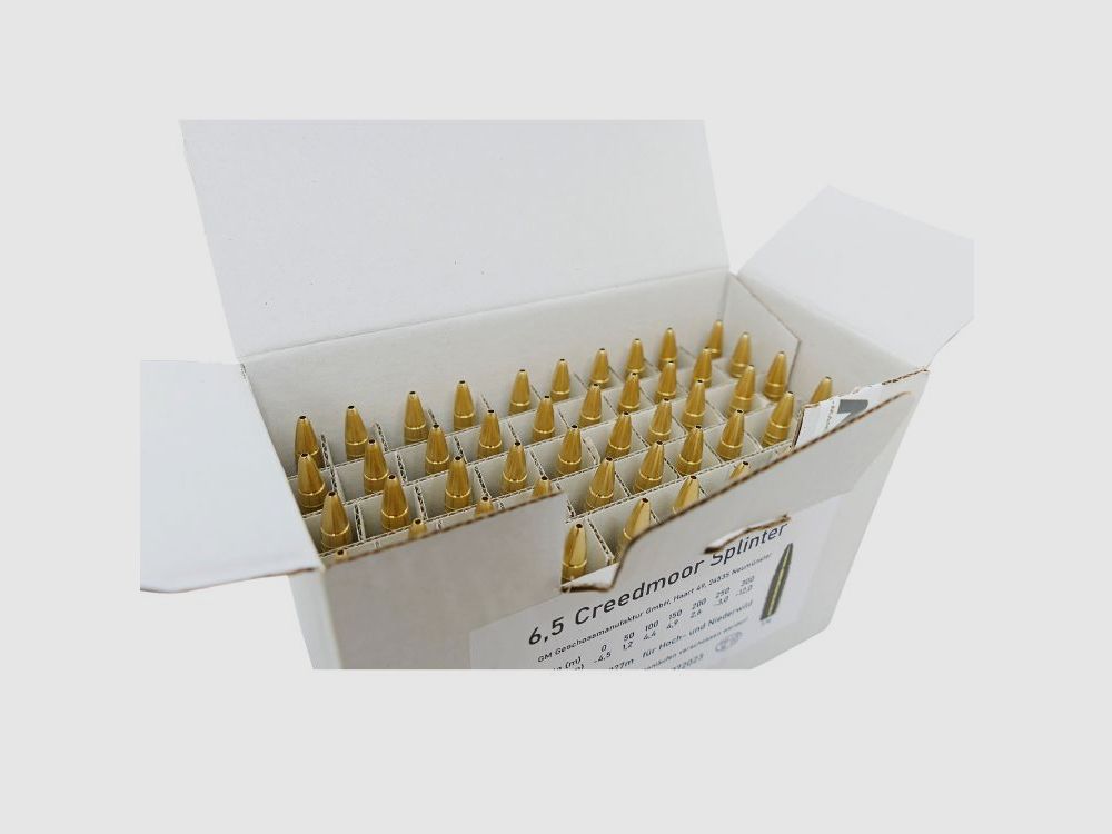 Geschoss-Manufaktur 6,5mm Creedmoor 5,9 g cartucce per carabina senza piombo, immagine 2 di 2