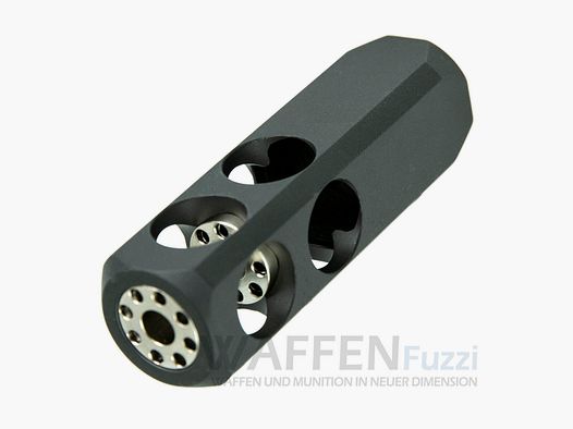 Double chamber compensator 16mm for Steyr air rifle