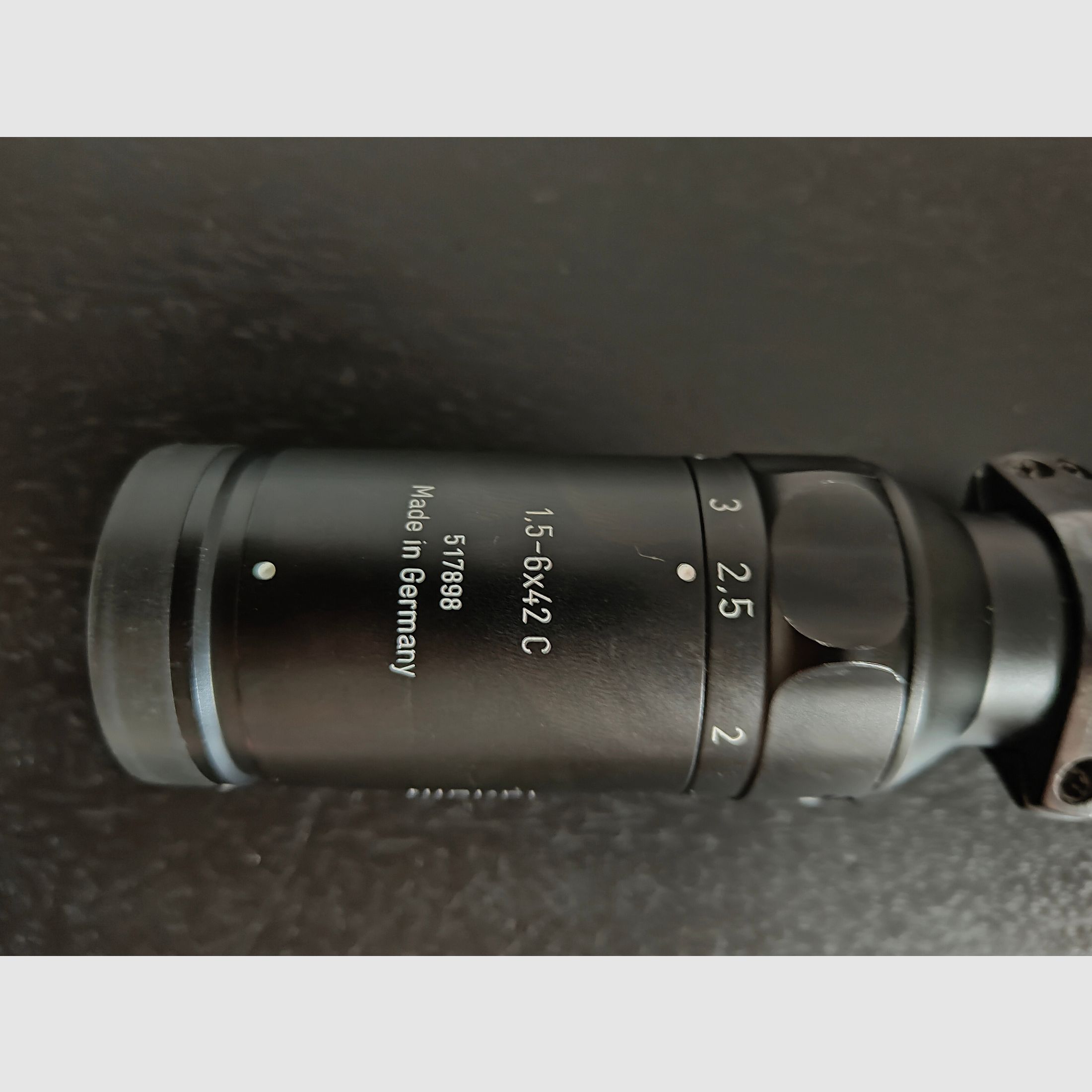 Scope Nickel 1.5-6x42 C illuminated reticle mount Sako Optilock