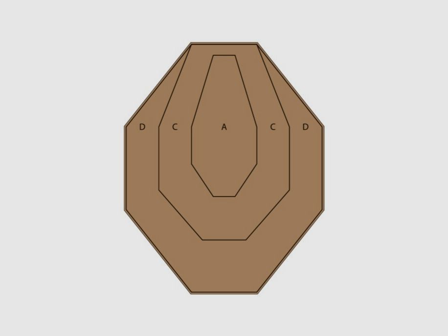 Cible Mini IPSC