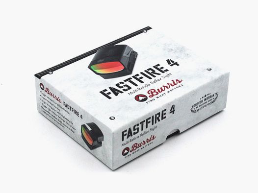 Point rouge reflex Burris Fastfire 4, Multi-Reticles, pour pistolet