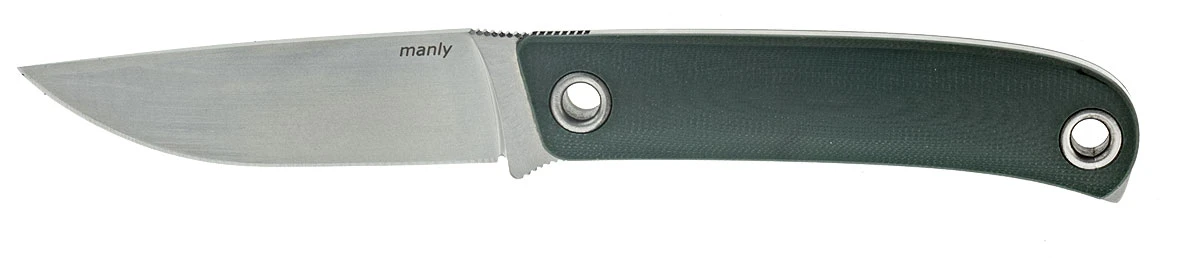 Nóż Manly Patriot D2 Green HRC 59/61