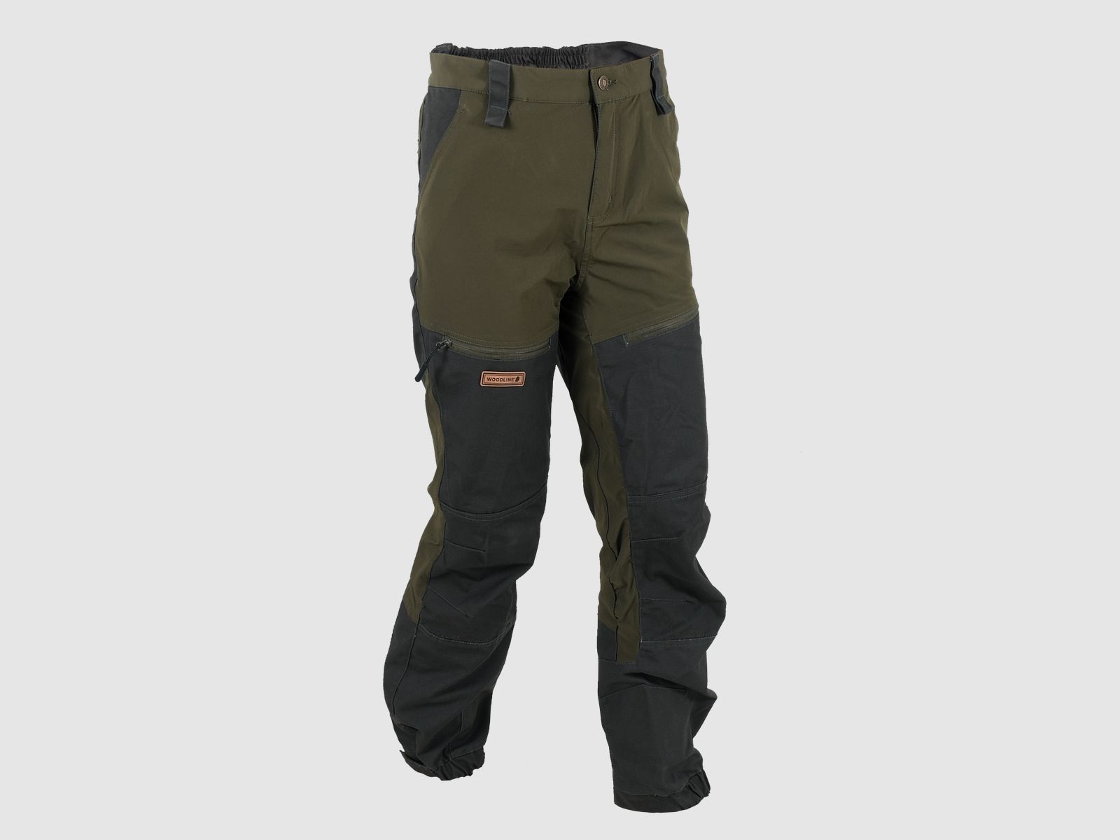 Woodline Ekholme Outdoor Pants Kids Green/Grey 130