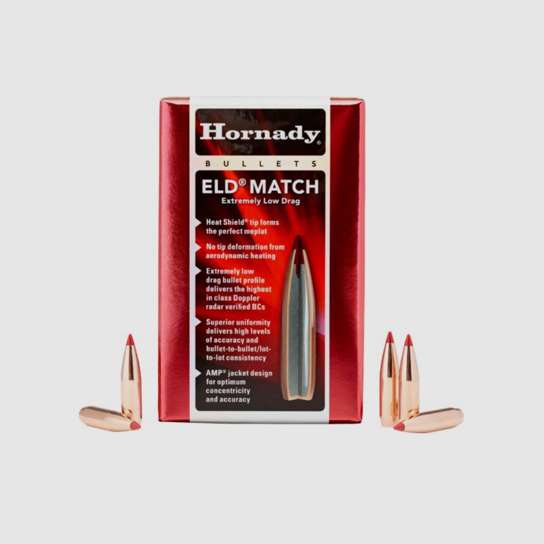 Hornady ELD Match Bullets 6.5 mm/.264 in 120 Grain Item 26175