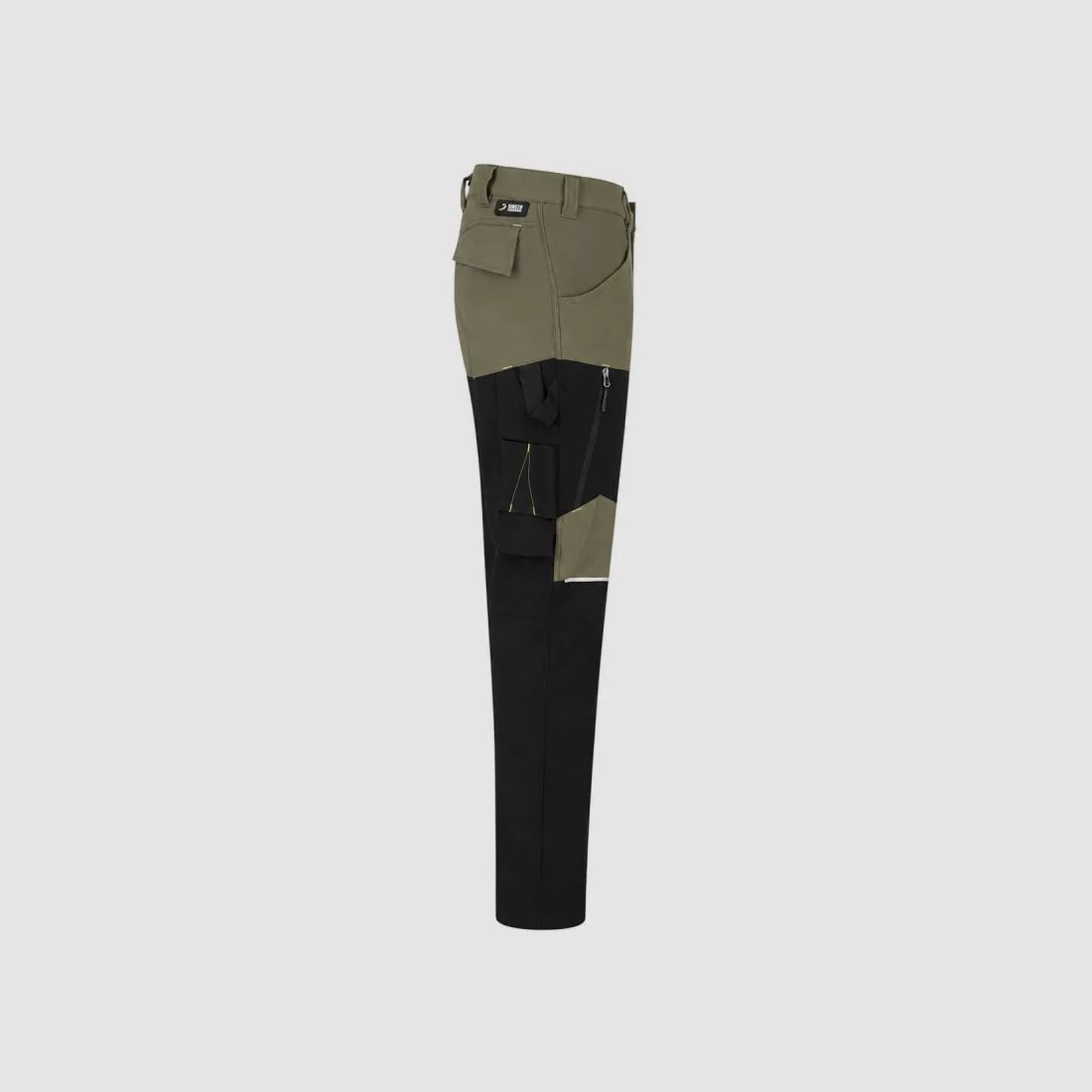 Pack 2 Pantalons Travail Oak Kaki/Noir Extensible 4 Sens, image 7 sur 13