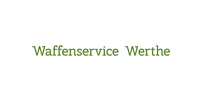 Waffenservice Werthe