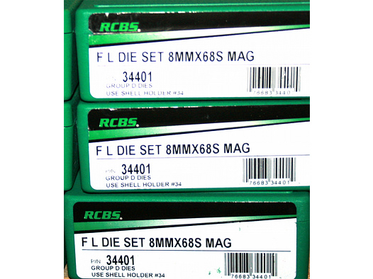 RCBS Langwaffenmatrizensatz Full Length 2-Die-Set GROUP D 8x86 S Magnum 8MMx68S MAG 8x68MM #34401