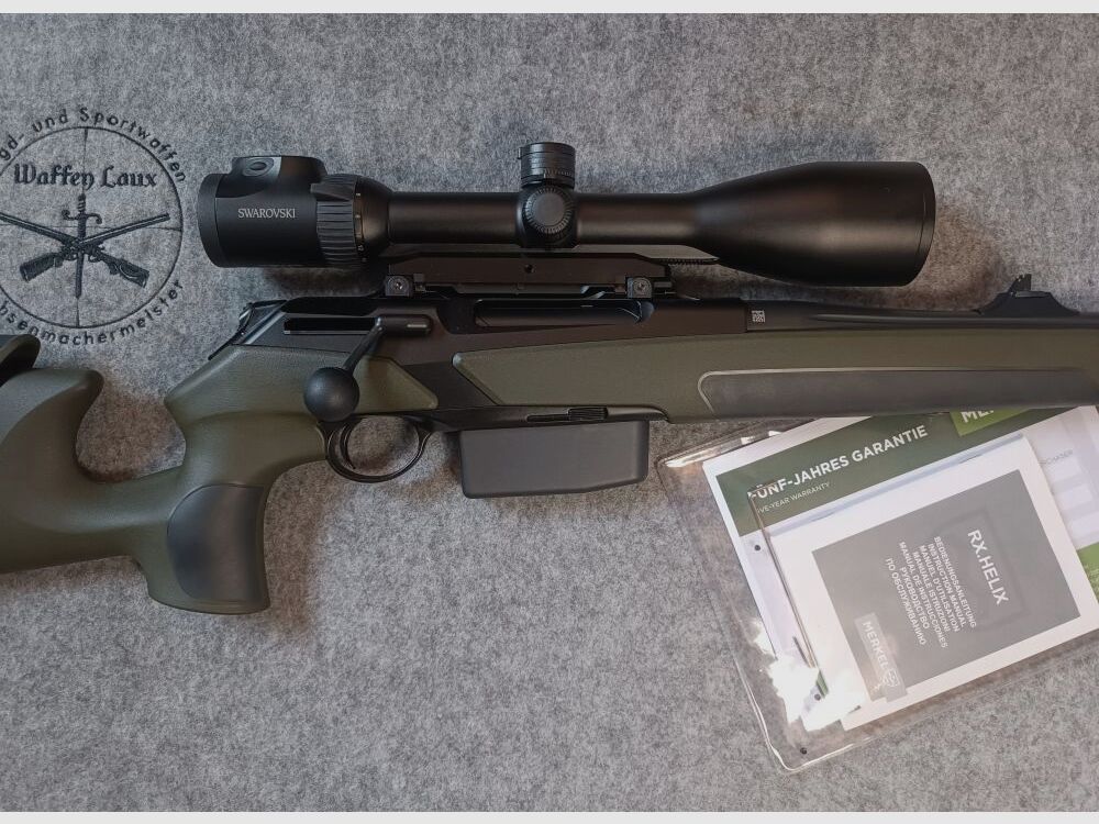 Merkel Modell Helix RX Speedster + ZF Swarovski Z6i 2,5-15x56 Dentler