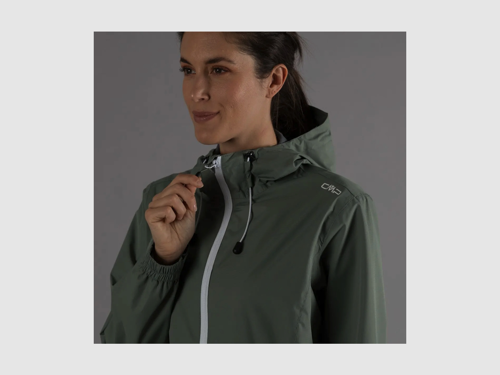 CMP Wasserdichte Damenjacke aus Ripstop Salvia