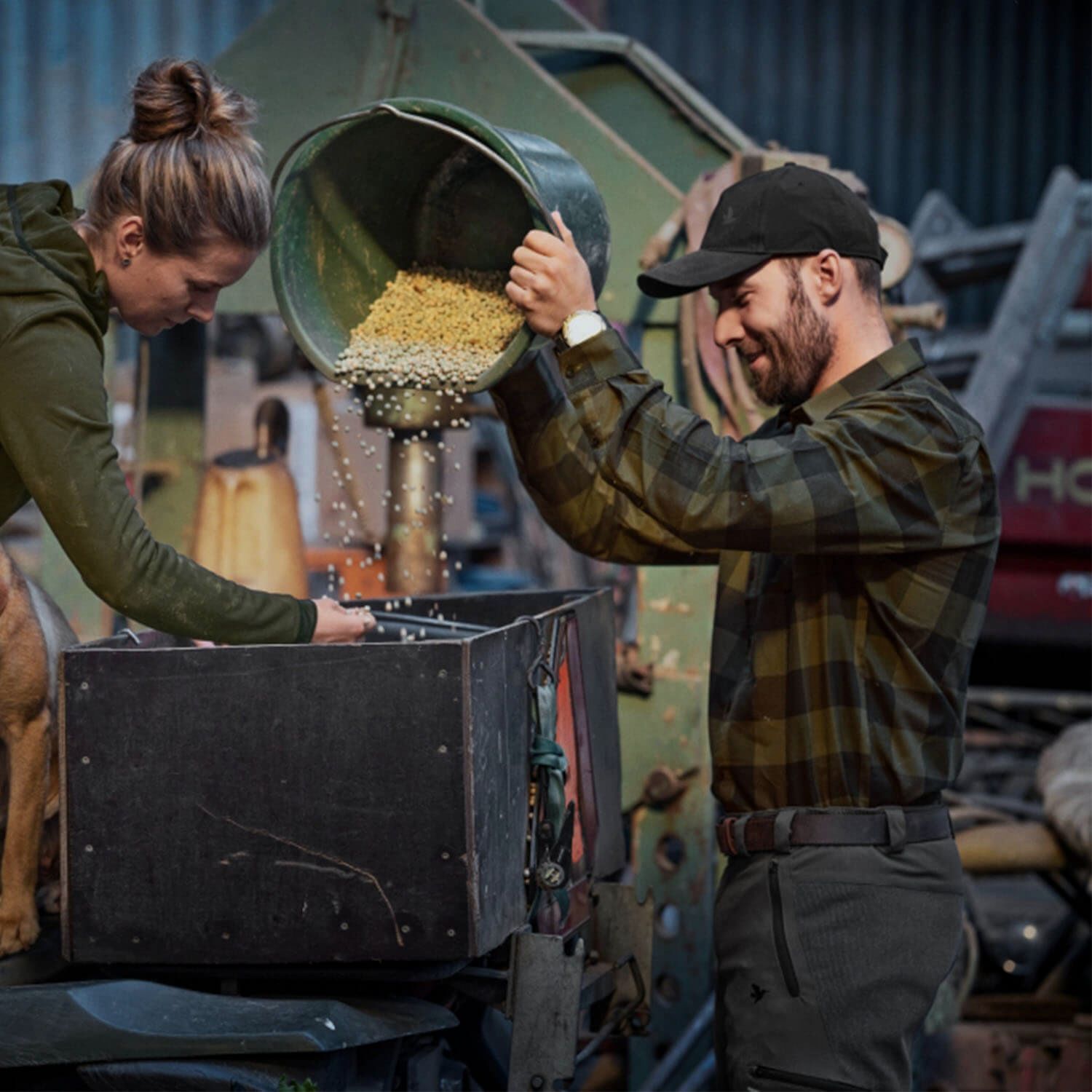 Seeland Jagdhemd Toronto (Green check)