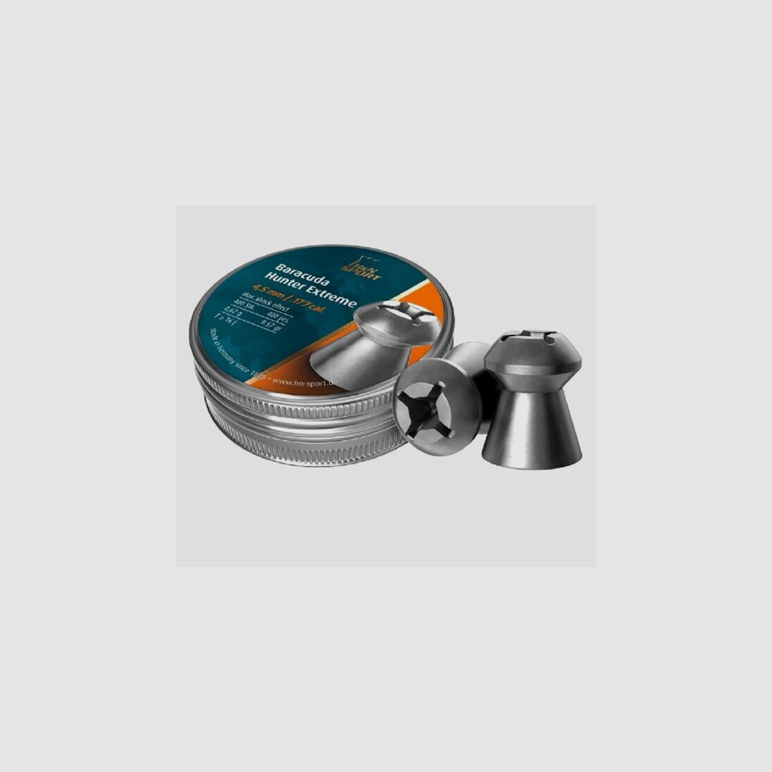 H&N Luftgewehrmunition Baracuda Hunter Extreme - 150 Diabolo - Kal. 6,35 mm - Versandkostenfrei