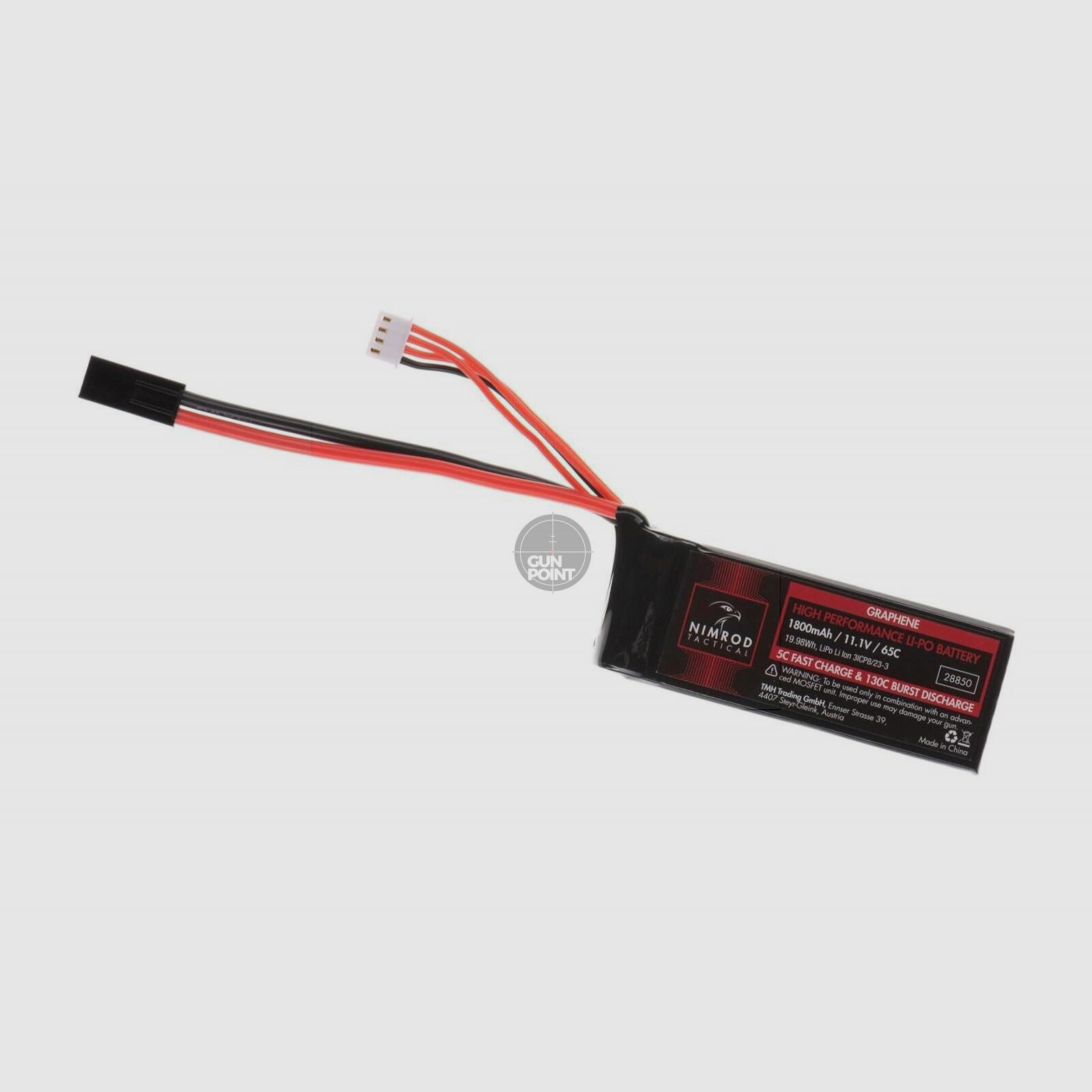 Nimrod Lipo 11.1V 1800mAh 65C Graphene-Schwarz