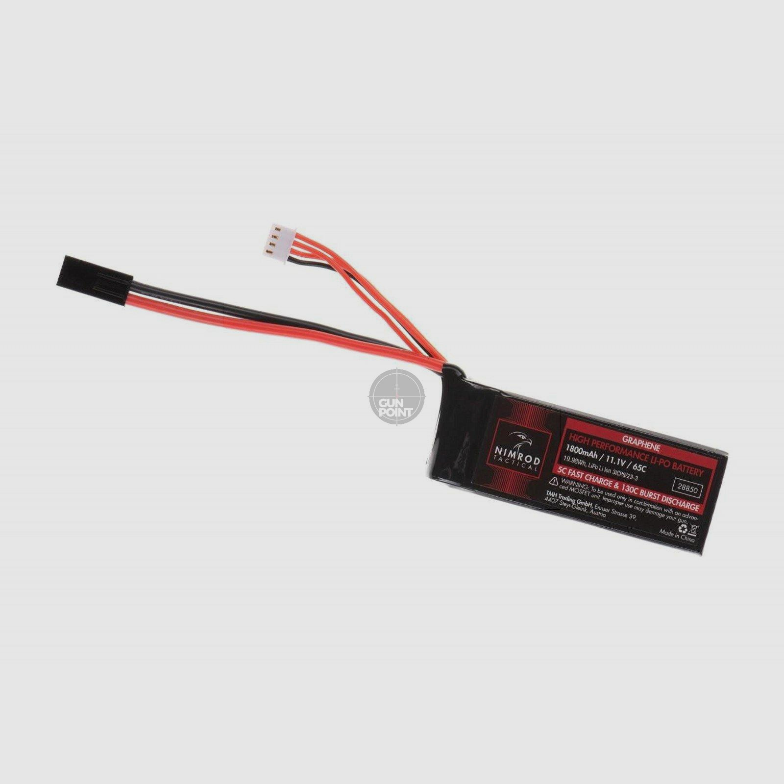 Nimrod Lipo 11.1V 1800mAh 65C Graphene-Schwarz