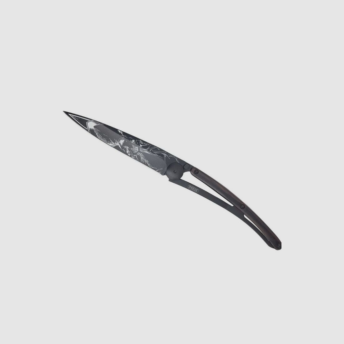 Deejo Pocket Knife Ebony | Deer, image 3 of 10