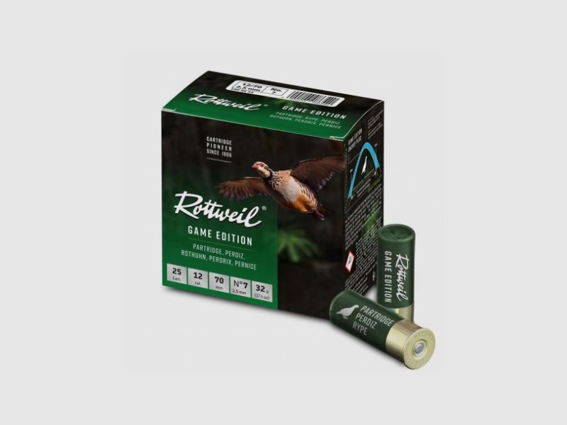ROTTEWIL Patronen GAME EDITION PERNICE Kal.12 gr.32 pb.7