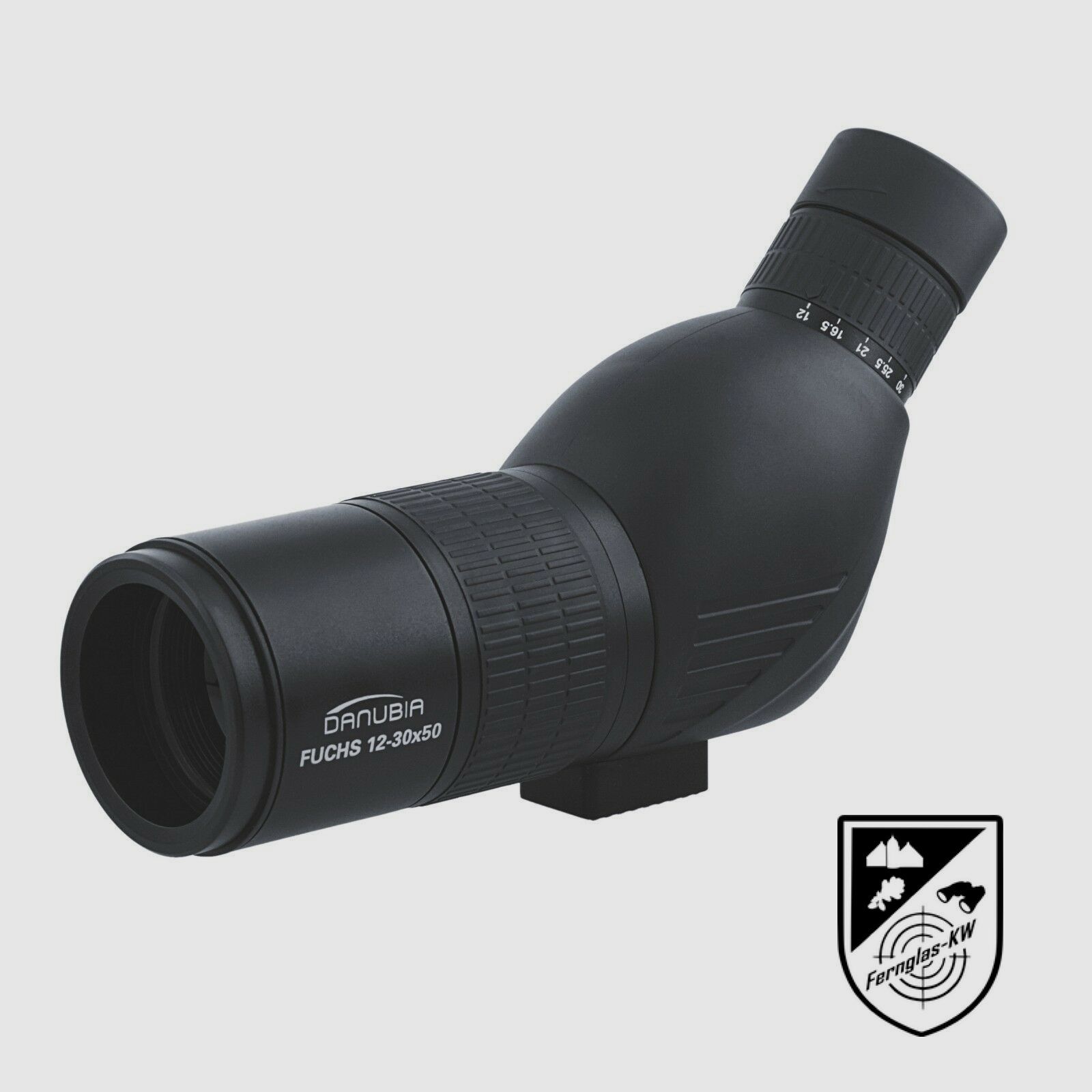 Door 538230 Spotting Scope Fuchs 50 12-30x50 with Carrying Case and Shoulder Strap