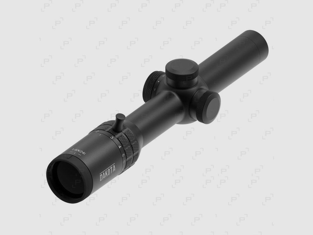 DAKOTA OPTICS WOLF 1-6X24i Zielfernrohr mit Ringen Ø 300 mm, Absehen 4A FIBER, Bild 6 von 7