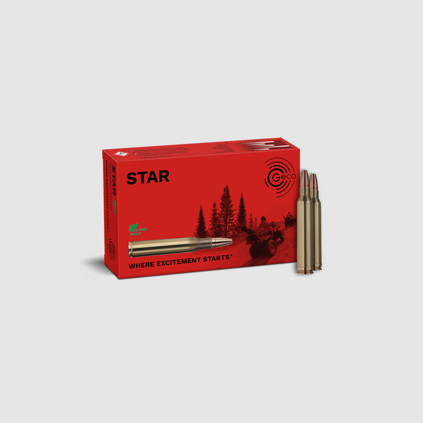 .300 Win. Mag. Geco Star 10.7g / 165grs., Bild 1 von 2