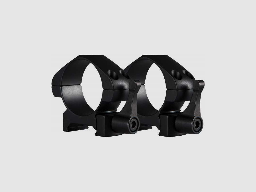 Hawke Precision Steel Ring Mount Weaver Ø30 mm Low QD-Hebel 2 St. Höhe 5 mm