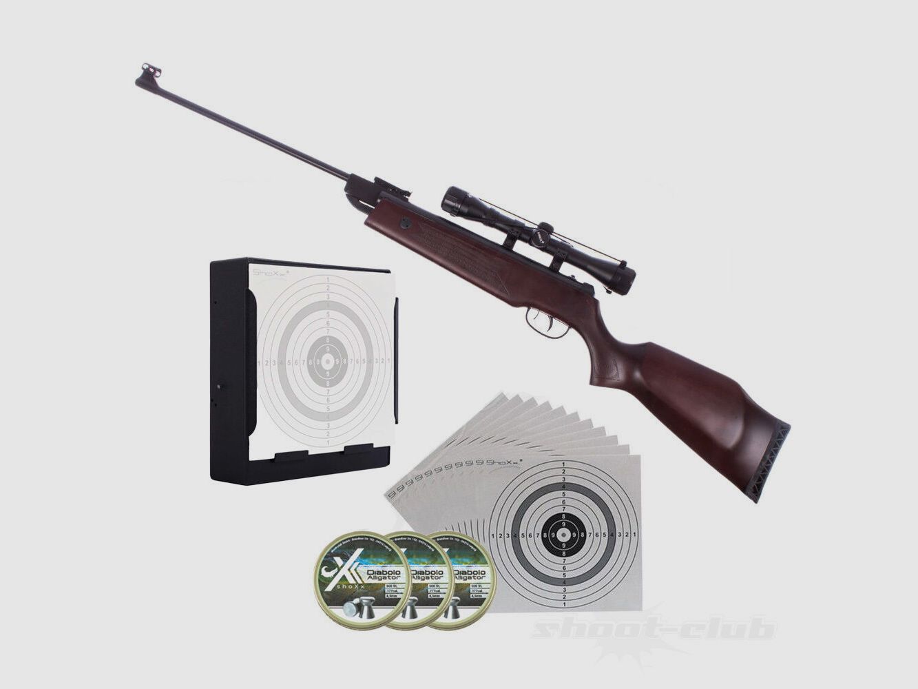 Hämmerli Hunter Force 750 Air Rifle 4.5mm - Set