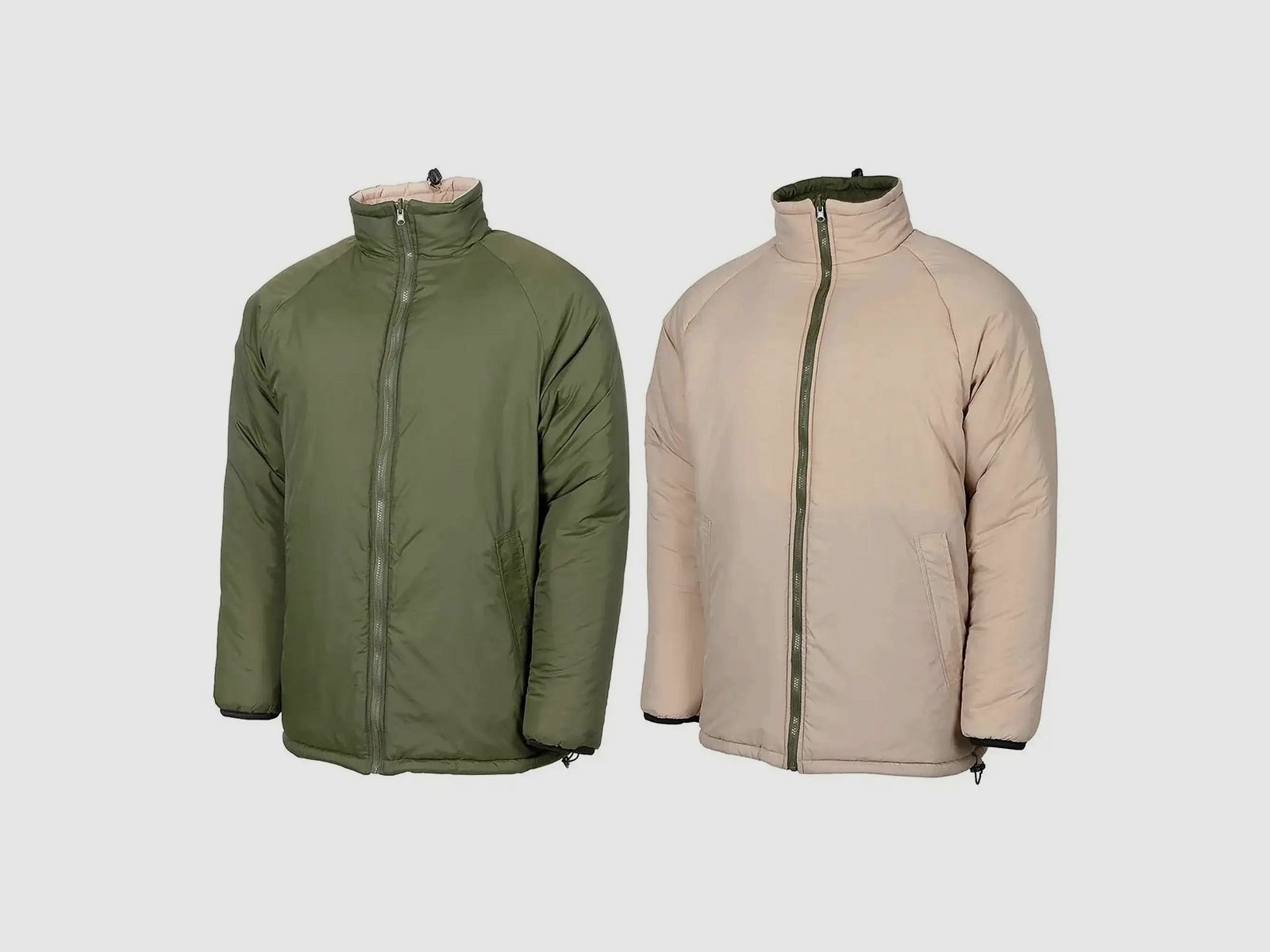 Veste thermique MFH britannique réversible olive khaki - S hommes