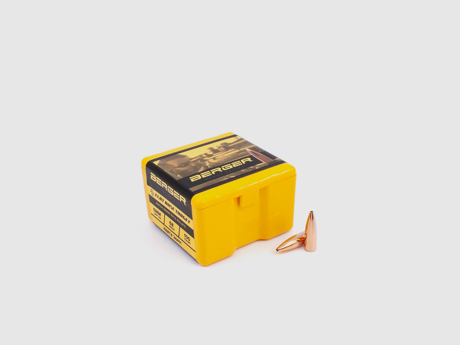 Berger Geschoss 6mm/.243 FB Target 68GR 1000 Stück, Bild 2 von 11