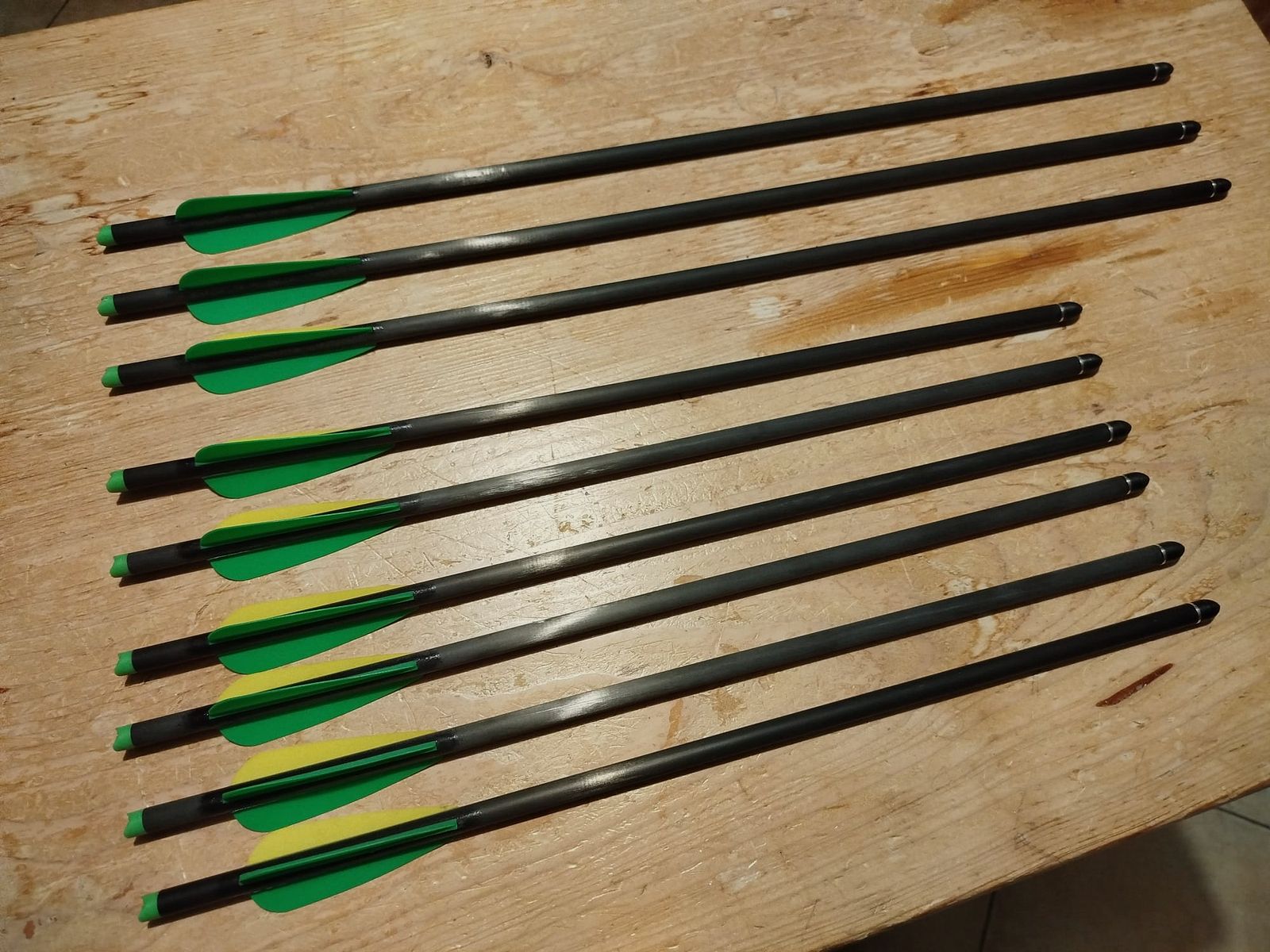 Hori Zone Armbrustpfeile, Bolzen, Carbonpfeile, Pfeile, 9 Stück