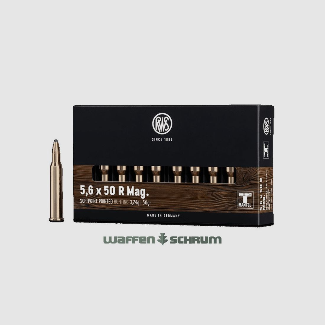 RWS 5,6x50RMag TMS 3,24g - 50gr