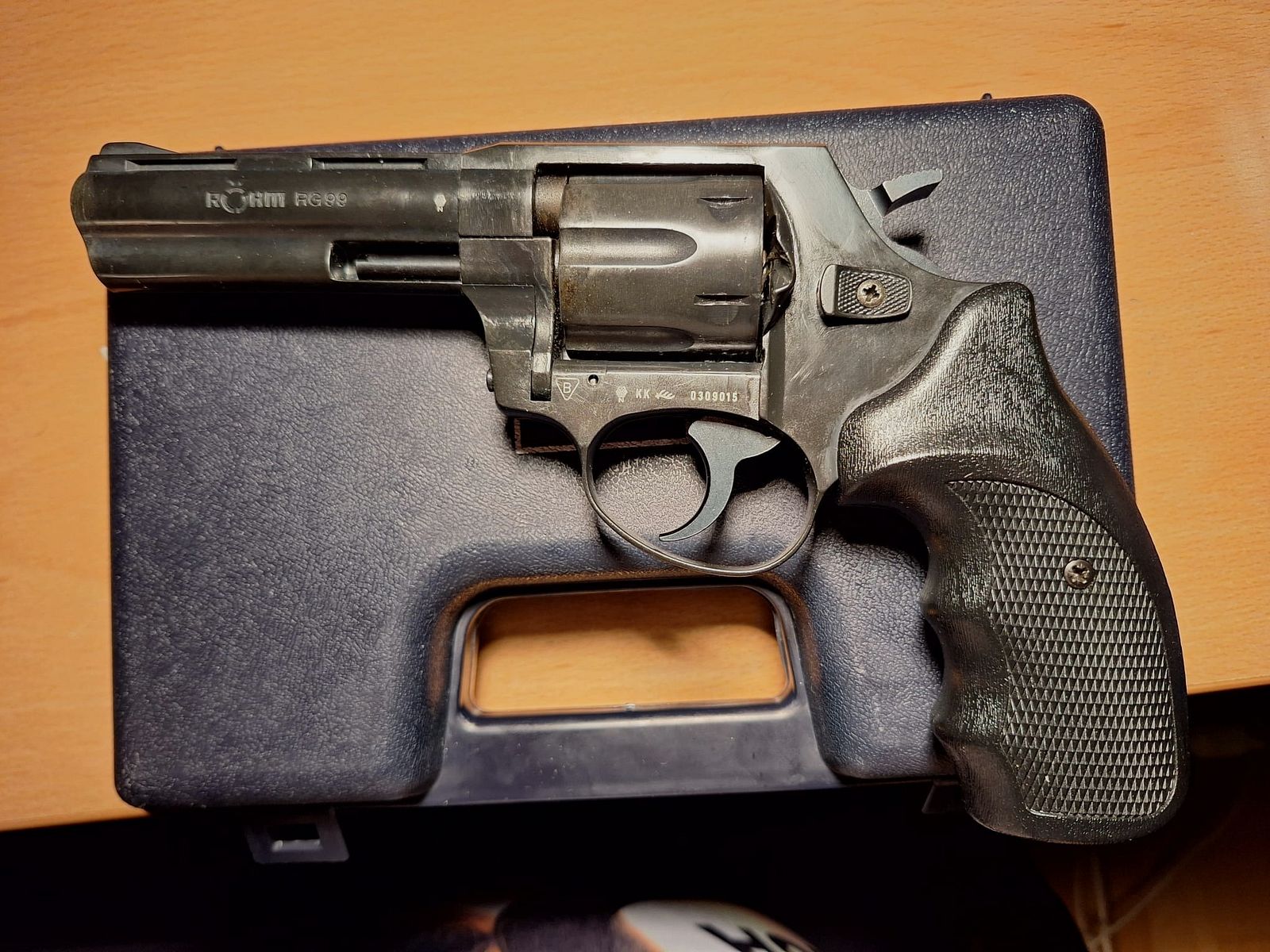 Röhm RG99 PTB 452 Schreckschussrevolver schwarz 9mm R.K.