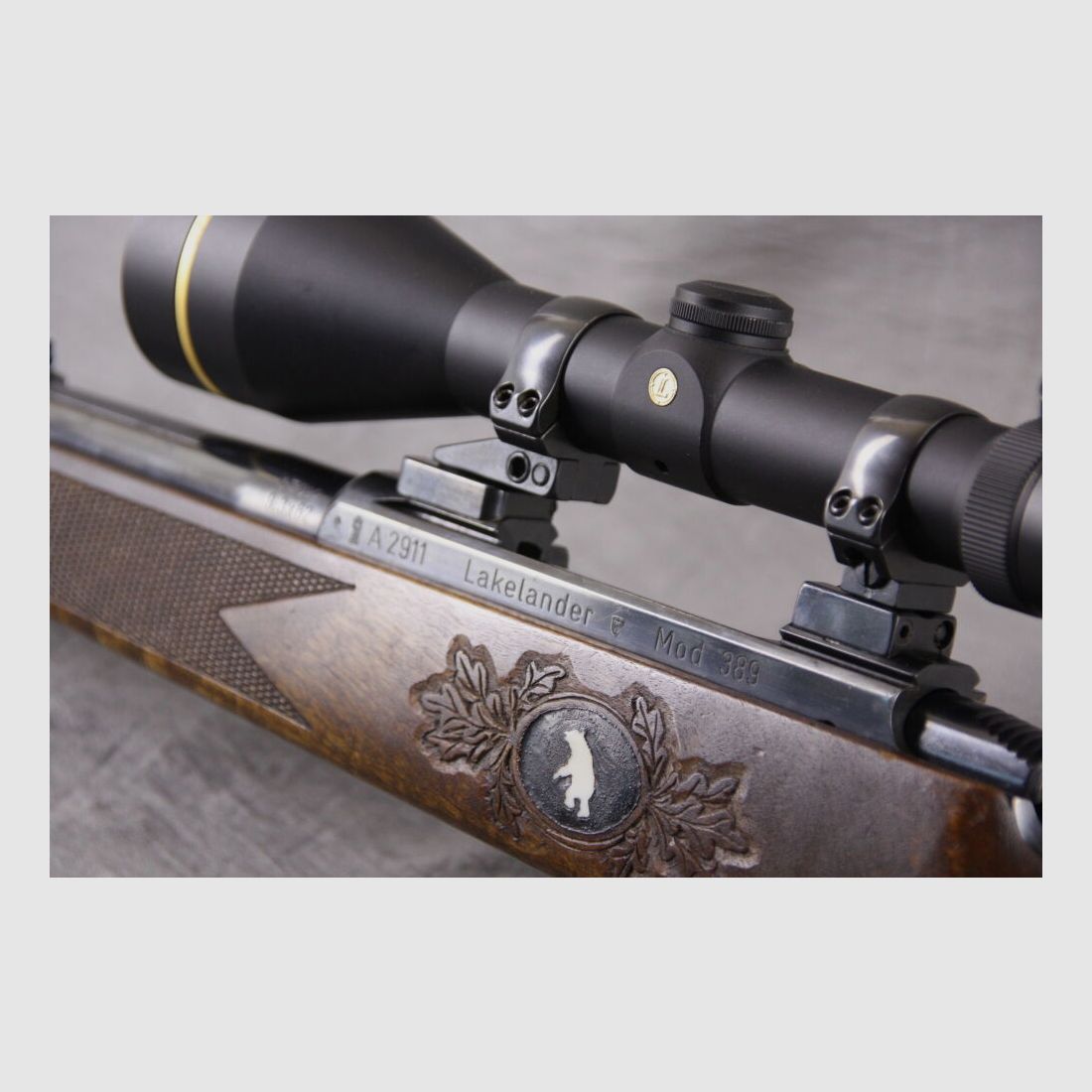 Lakelander 389 - Rifle de repetición con mira telescópica Y punto de luz!