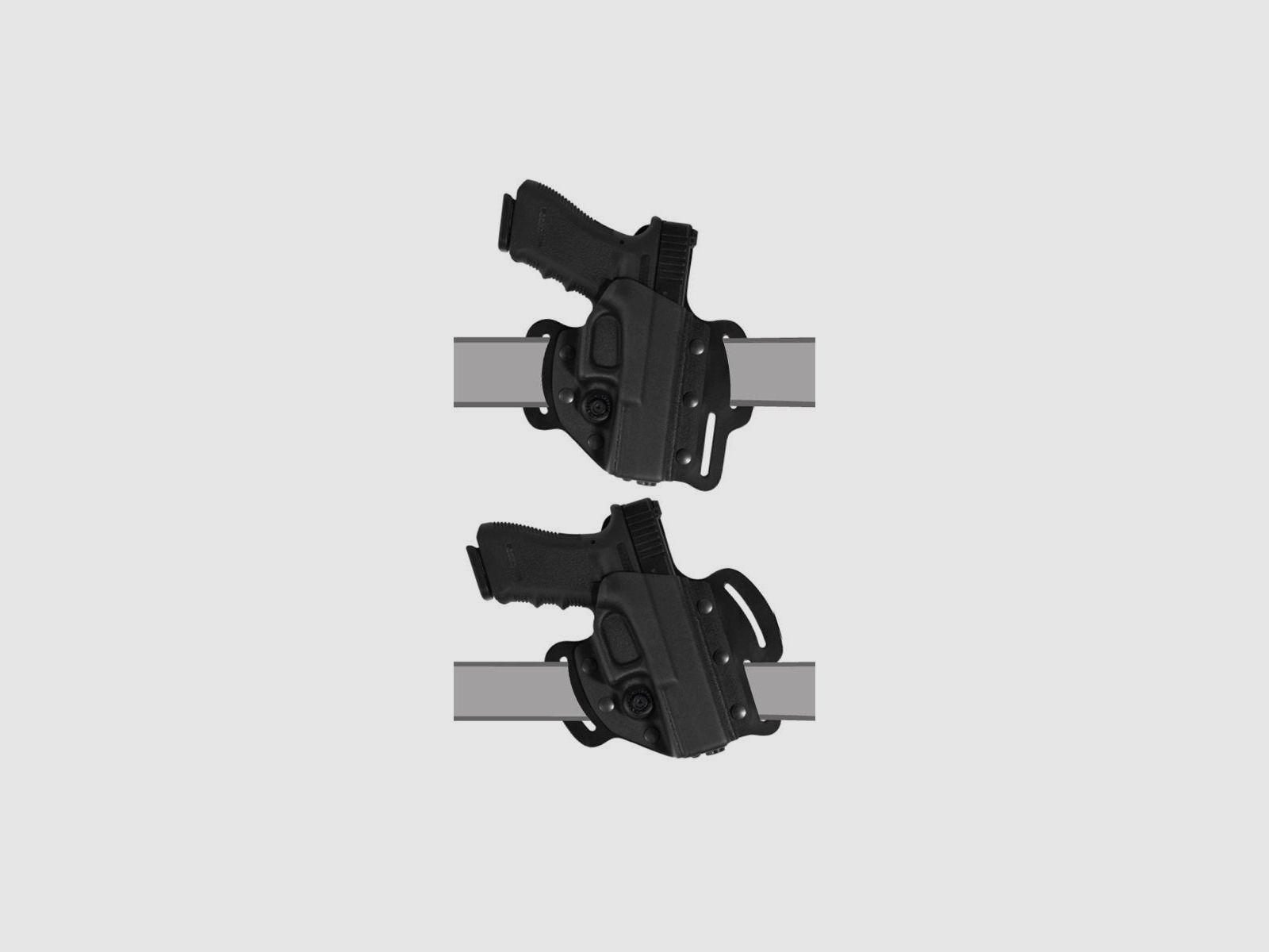 Flaches "Pancake" Holster Colt 1911/Covernment,Para Ordnance P14/P16,Sig Sauer 1911,S&W 1911,Springfield 1911 Rechtshänder