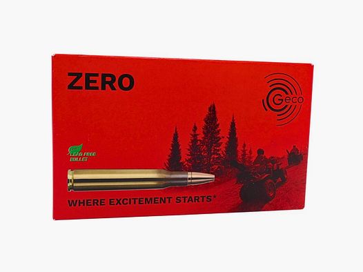 Geco 8x57 IS Zero 9,0g/139gr Cartuchos de rifle sin plomo