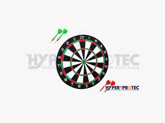 Cible double face 29cm fléchette ou couteau de lancer