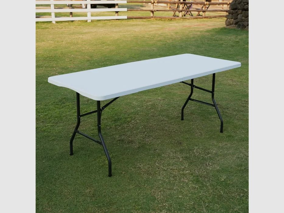 Table de camping NC1618 Nils Camp en blanc