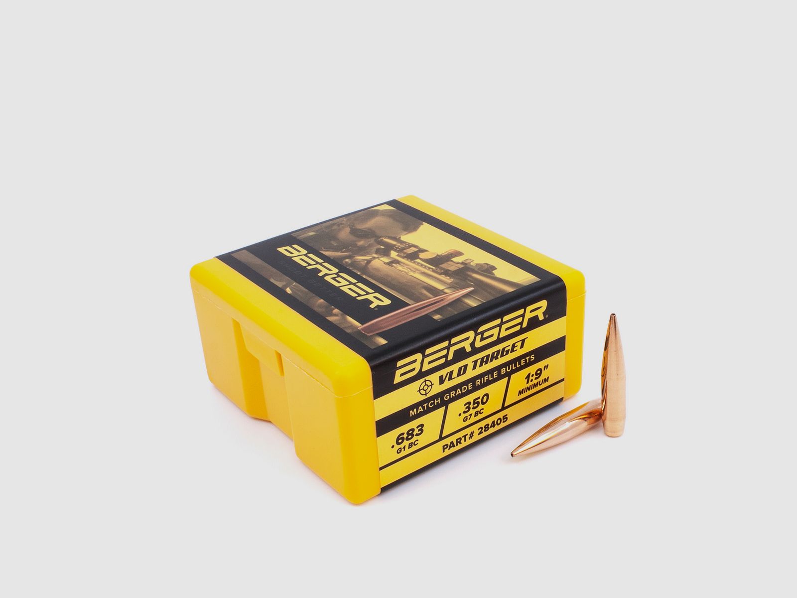 Proiettile Berger 7mm/.284 VLD Target 180GR 100 Pezzi