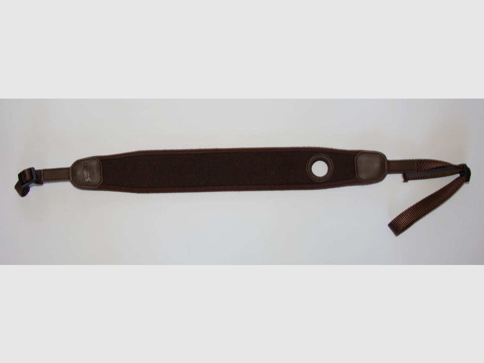 Rifle sling with thumb hole - Brown