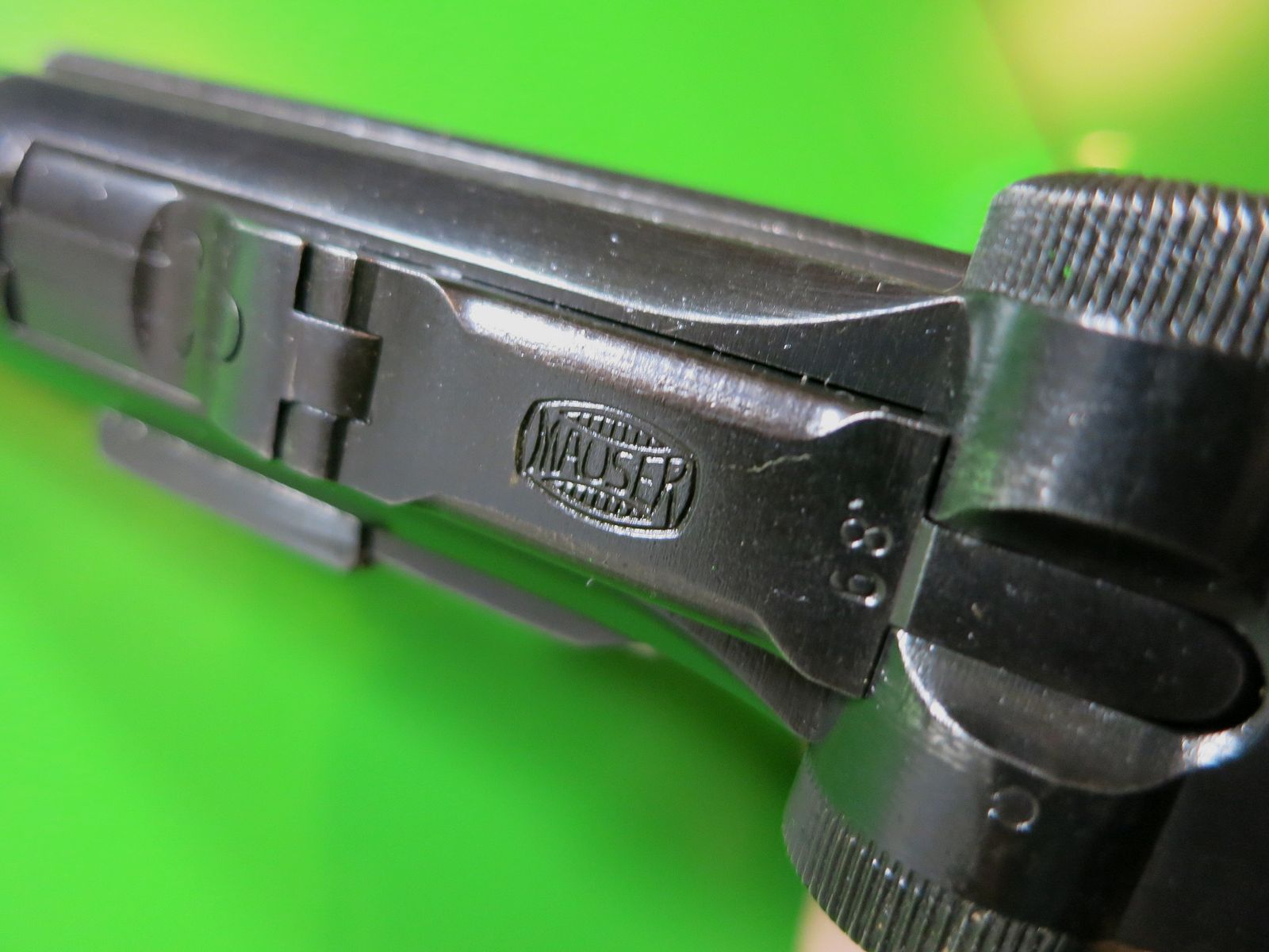 Mauser, Pistole 08, P08, 9 mm Luger, ÖBH, nummerngleich     #46-