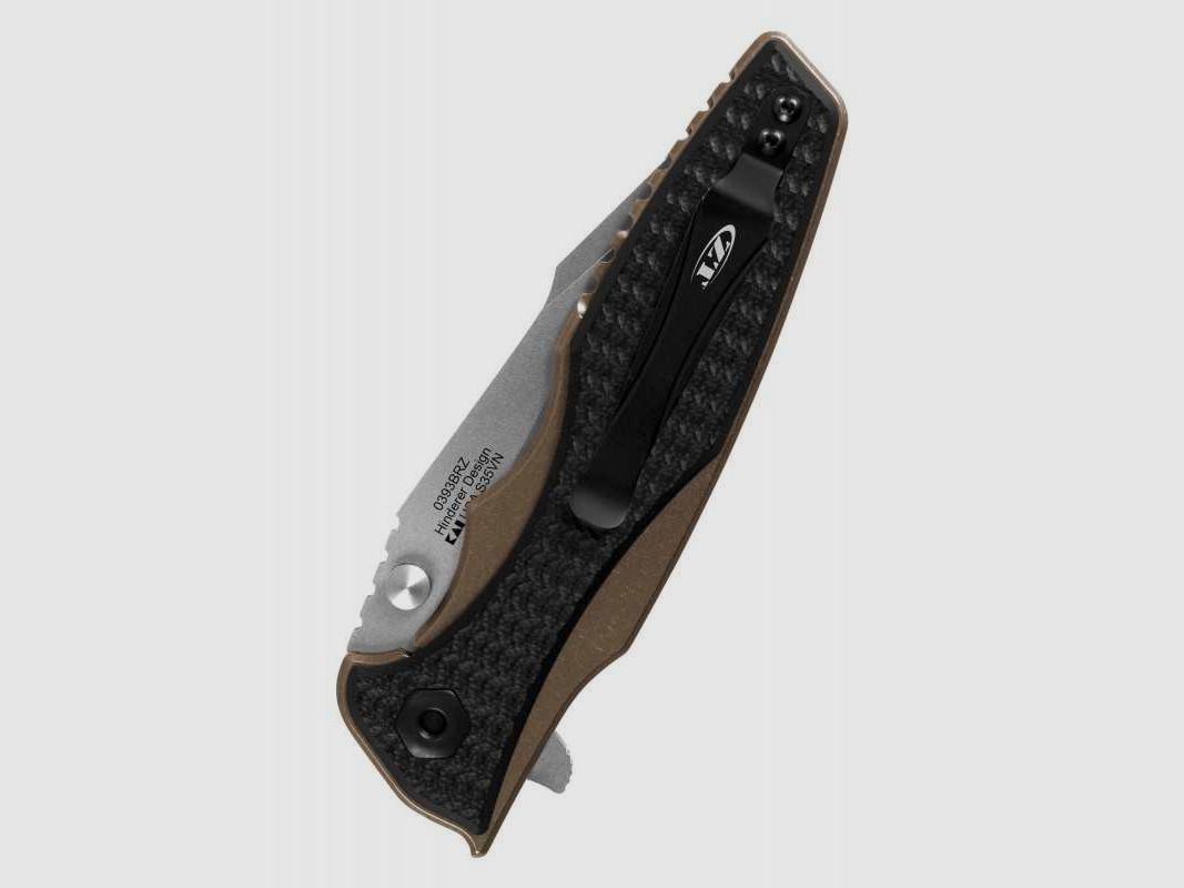 Zero Tolerance 0393BRZ Hinderer KVT Taschenmesser, G10, Bronzefarben, CPM S35VN