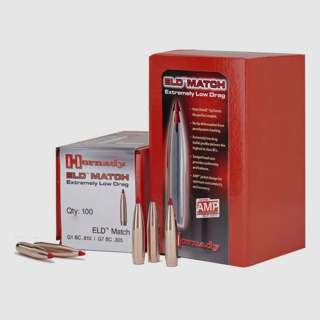 Hornady .308 Win Hornady ELD Match Geschoss 10,89g - 168grs #30506 - 100 Stk