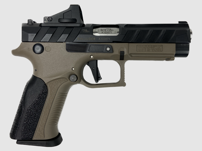 Grand Power Q100 Mk23 FDE Kal. 9mm Luger mit Holosun HS407C X3, Bild 2 von 4