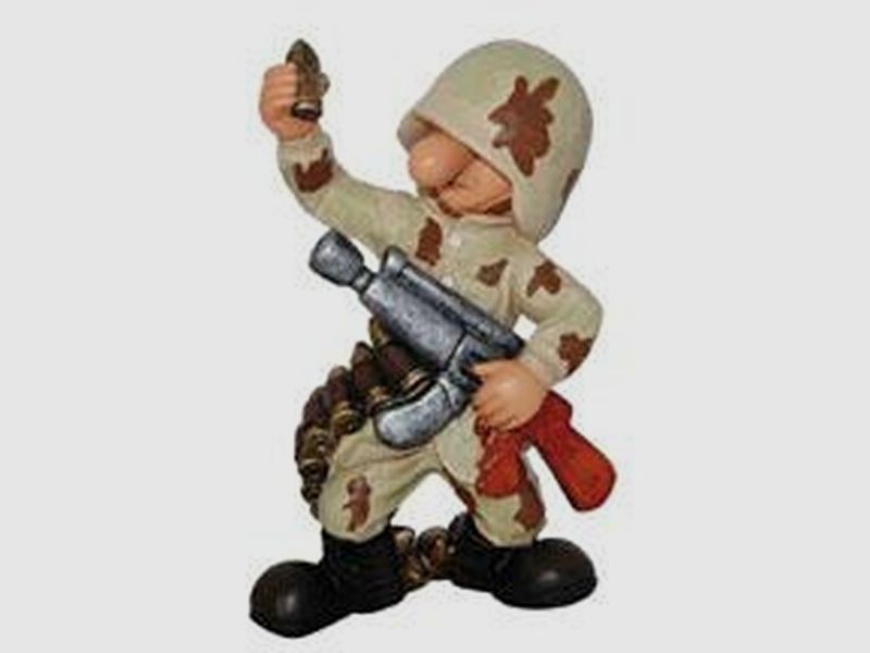 Deko - Soldat SD4 US-Desert-Camo mit MG